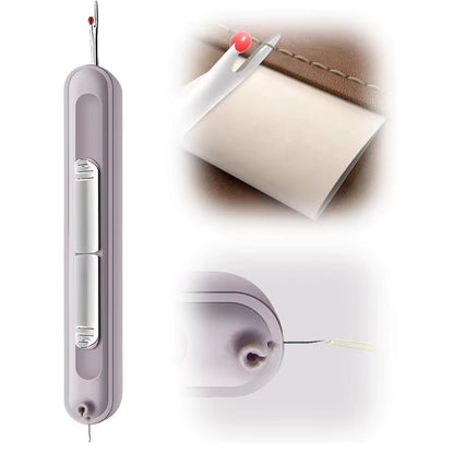 2-in-1 Upgraded Seam Ripper & Needle Threader – Colorful, Dual-Action Sewing Tool for Perfect Stitches