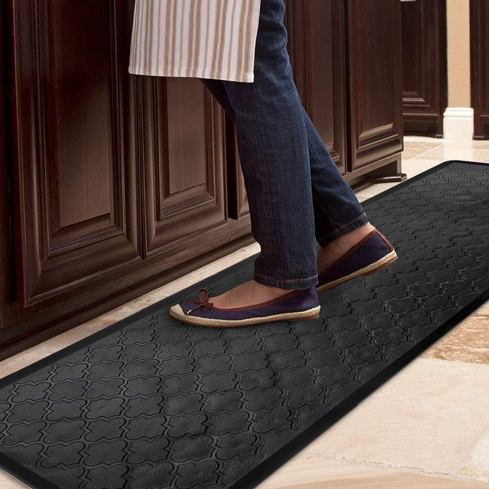 Kitchen Mat Cushioned Anti-Fatigue Floor Runner Waterproof Non-Slip Standing Ergonomic Comfort Rug for Office,Sink,Laundry,Desk,20"X60"
